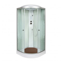 Душевая кабина с электрикой DTO L909EL+VST 90x90 со вставкой