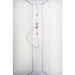 Душевая кабина с электрикой DTO L909EL+VST 90x90 со вставкой