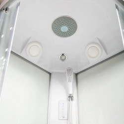 Душевая кабина с электрикой DTO L909EL+VST 90x90 со вставкой