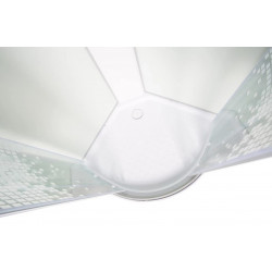 Душевая кабина с электрикой DTO L909EL+VST 90x90 со вставкой