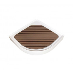 Душевая кабина с гидромассажем и электрикой DTO L909GM+EL+VST 90x90 со вставкой