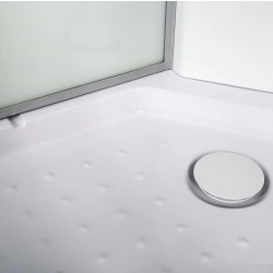 Душевая кабина с гидромассажем и электрикой DTO L909GM+EL+VST 90x90 со вставкой