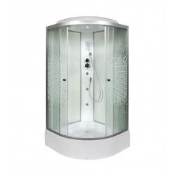 Душевая кабина с гидромассажем и электрикой DTO L780GM+EL 80x80