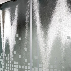 Душевая кабина с гидромассажем DTO L780NGM 80x80