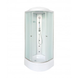 Душевая кабина с гидромассажем и электрикой DTO LM790GM+EL 90x90