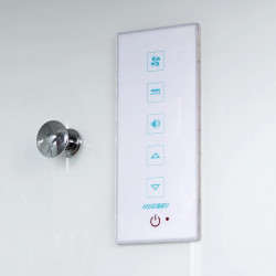 Душевая кабина с LED-подсветкой DTO D278SLED 80x80