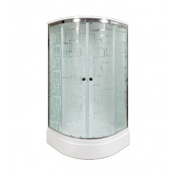 Душевая кабина с электрикой DTO EM2780EL 80x80