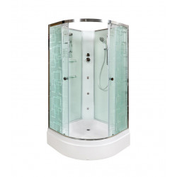 Душевая кабина с гидромассажем DTO EM2780NGM 80x80