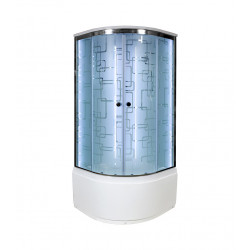 Душевая кабина с LED-подсветкой DTO EM4510LED 100x100