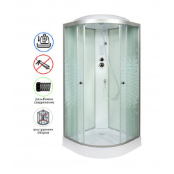 Душевая кабина AvaCan L901EL AVA N 100x100 с электрикой