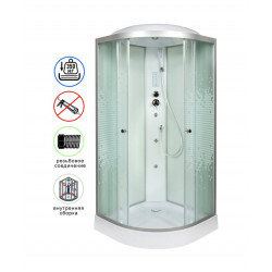 Душевая кабина AvaCan L901GM+EL AVA N 100x100 с гидромассажем и электрикой