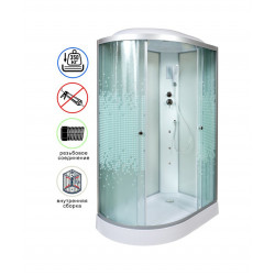 Душевая кабина AvaCan L902RGM+EL AVA N 120x80 с гидромассажем и электрикой