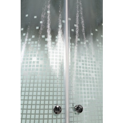 Душевая кабина AvaCan L902LNGM AVA N 120x80 без крыши с гидромассажем