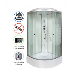 Душевая кабина AvaCan L780GM AVA N 80x80 с гидромассажем