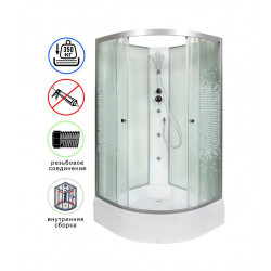 Душевая кабина AvaCan L790NGM AVA N 90x90 без крыши с гидромассажем