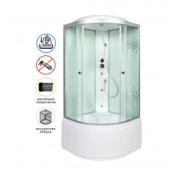 Душевая кабина AvaCan L980GM AVA N 80x80 с гидромассажем