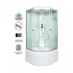 Душевая кабина AvaCan L980GM+EL AVA N 80x80 с гидромассажем и электрикой