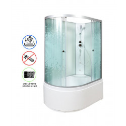 Душевая кабина AvaCan L920RNGM AVA O 120x80 без крыши с гидромассажем