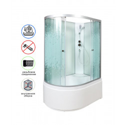 Душевая кабина AvaCan L920RNGM AVA N 120x80 без крыши с гидромассажем