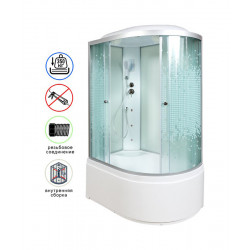 Душевая кабина AvaCan L920LGM+EL AVA N 120x80 с гидромассажем и электрикой