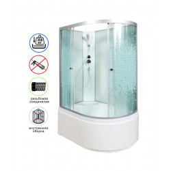 Душевая кабина AvaCan L920LNGM AVA N 120x80 без крыши с гидромассажем