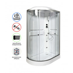 Душевая кабина AvaCan L602RGM AVA N 120x80 с гидромассажем