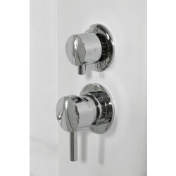 Душевая кабина AvaCan L602RLED AVA N 120x80 с LED-подсветкой