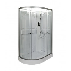 Душевая кабина AvaCan L602RNLED AVA N 120x80 без крыши с LED-подсветкой