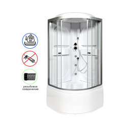 Душевая кабина AvaCan L610GM AVA O 100x100 с гидромассажем