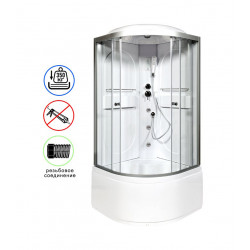 Душевая кабина AvaCan L610GM+EL AVA O 100x100 с гидромассажем и электрикой