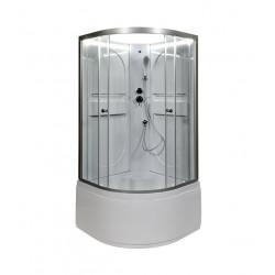 Душевая кабина AvaCan L610NLED AVA O 100x100 без крыши с LED-подсветкой