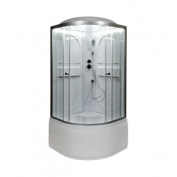 Душевая кабина AvaCan L610LED AVA N 100x100 с LED-подсветкой