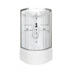 Душевая кабина AvaCan L610NGM AVA N 100x100 без крыши с гидромассажем