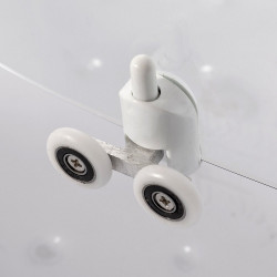 Душевая кабина AvaCan L610NLED+GM AVA N 100x100 без крыши с LED-подсветкой и гидромассажем