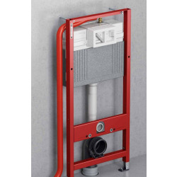 Комплект инсталляции Tece TECEbase 9.400.412 с кнопкой хром и унитазом Cerutti Sella Aria Tornado