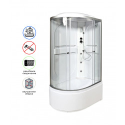 Душевая кабина AvaCan L620RGM+EL AVA N 120x80 с гидромассажем и электрикой