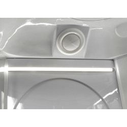 Душевая кабина AvaCan L620RLED+GM AVA N 120x80 с LED-подсветкой и гидромассажем