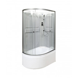 Душевая кабина AvaCan L620RNLED AVA N 120x80 без крыши с LED-подсветкой