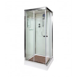 Душевая кабина AvaCan K401SLED AVA N 100x100 с LED-подсветкой