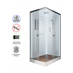 Душевая кабина AvaCan K402SLED AVA N 120x90 с LED-подсветкой