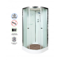 Душевая кабина AvaCan D08SEL AVA N 80x80 с электрикой