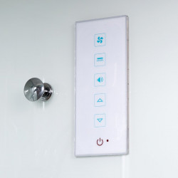 Душевая кабина AvaCan D01SLED AVA N 100x100 с LED-подсветкой