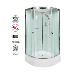 Душевая кабина AvaCan D311SEL AVA N 110x110 с электрикой