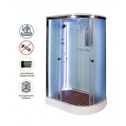 Душевая кабина AvaCan D102SLLED AVA N 120x80 с LED-подсветкой