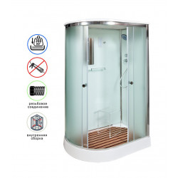 Душевая кабина AvaCan D012SREL AVA N 120x90 с электрикой