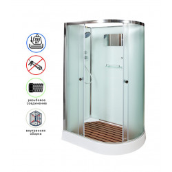 Душевая кабина AvaCan D012L AVA N 120x90 без крыши