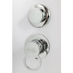 Душевая кабина AvaCan D129SLED AVA N 120x90 с LED-подсветкой