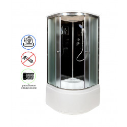 Душевая кабина AvaCan B10SBLACK AVA O 100x100 стандартная