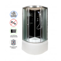 Душевая кабина AvaCan B10SBLACK AVA N 100x100 стандартная