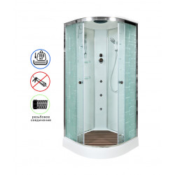 Душевая кабина AvaCan EM1580GM AVA O 80x80 с гидромассажем